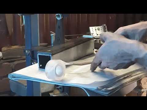 attaching a glass platen face onto a belt grinder (keralite heat resistant glass is a makers friend)