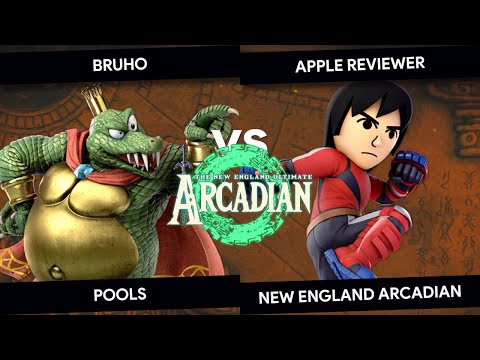 New England Arcadian - Bruho (King K.Rool) vs. Apple Reviewer (Mii Brawler) - Pools