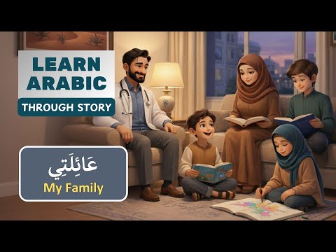 My Family عَائِلَتِيْ | Learn Arabic Through Stories | Easy Arabic for Beginners