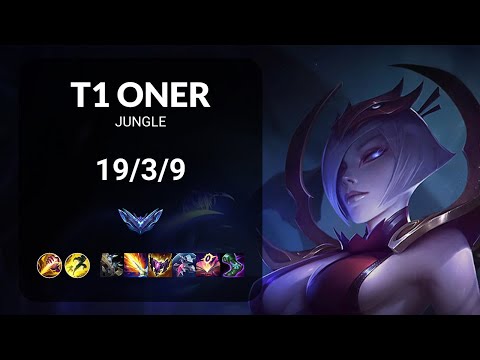 T1 Oner Elise vs Jarvan IV JUNGLE - KR DIAMOND Patch 14.24