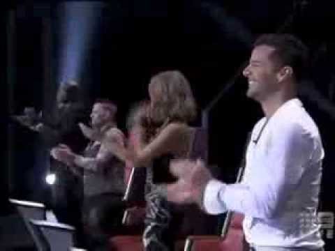 Harrison Craig Semi Final - Unchained Melody (post-performance reaction)