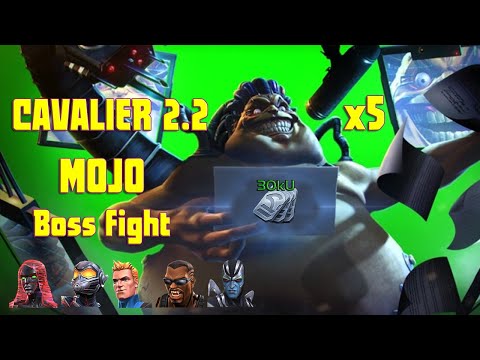 MCOC Cavalier 2.2 Mojo Boss Fights x5 - Bad Actor