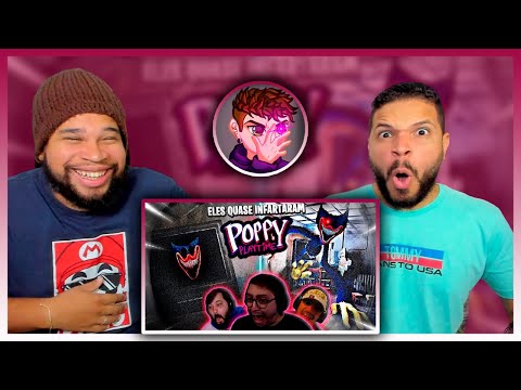 OS STREAMERS ENTRARAM EM DESESPERO NESSA CENA - MELHORES SUSTOS POPPY PLAY TIME | JotaZs San