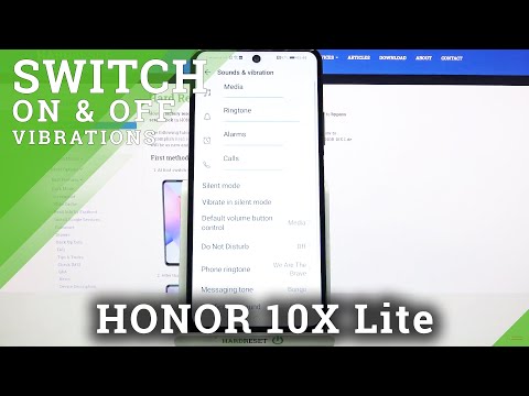 How to Manage Vibration Options in HONOR 10X Lite – Set Up Vibrations