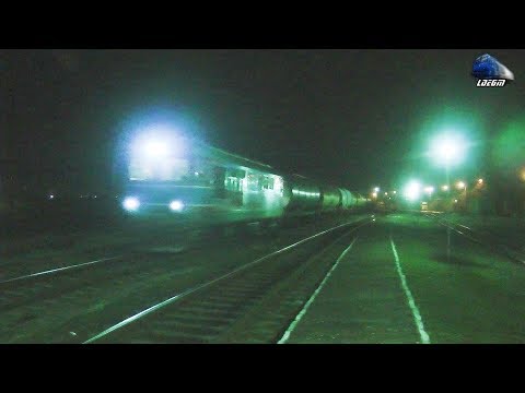 LDE2100 60-0727-7 & Marfar GFR Freight Train pe Seară/on Evening in Oradea Est - 13 March 2020