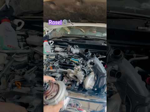 Honda CR-V New Turbo Charger Installed. #automobile #honda