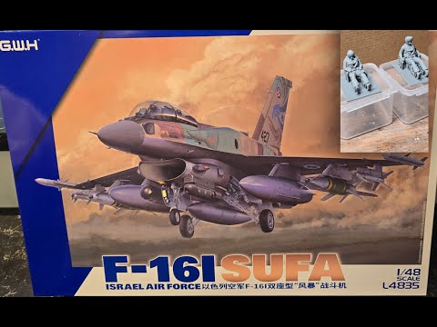 F-16I Sufa, Great Wall Hobby L4835 (2026) - Box contents