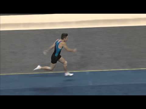 Alex Renkert - Double Mini - Pass 2 - 2015 USA Gymnastics Championships