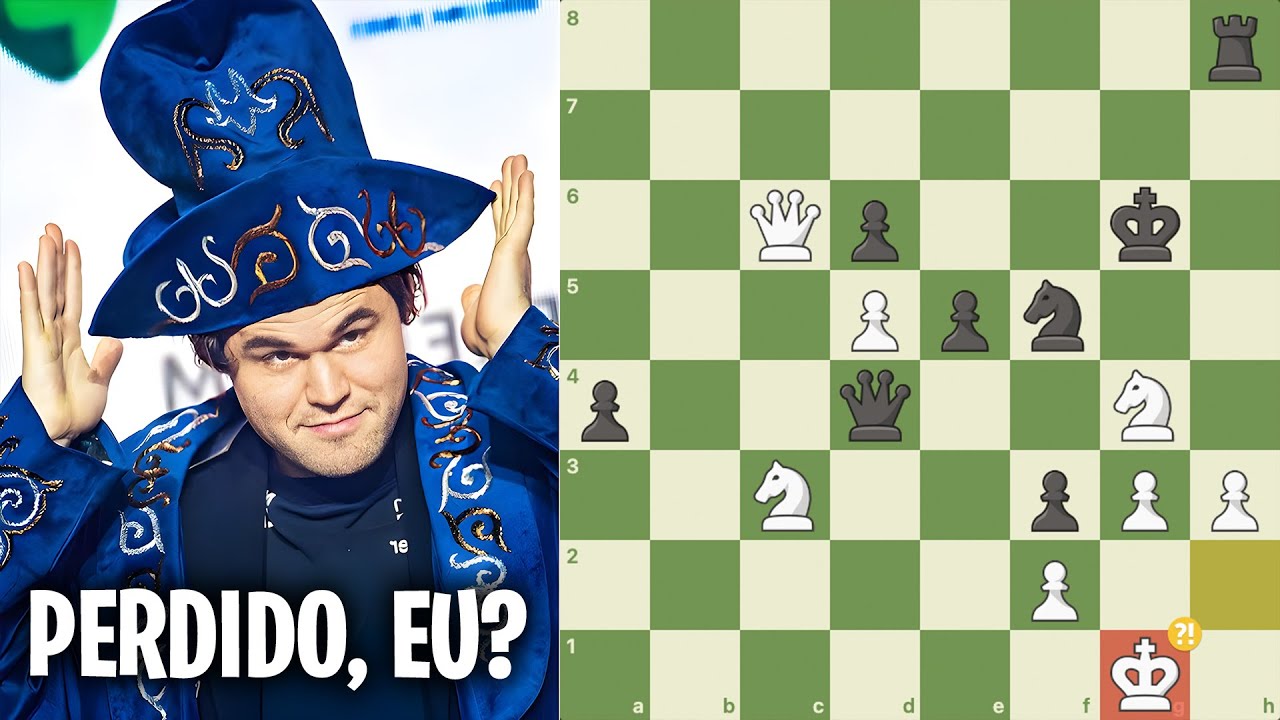 Magnus Carlsen FAZENDO MAGIA NO MODO MIKHAIL TAL!