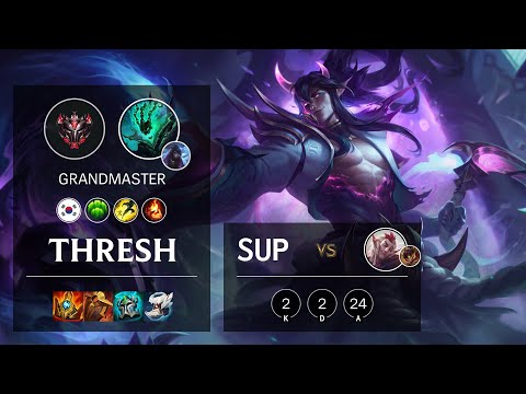 Thresh Support vs Rakan - KR Grandmaster Patch 11.14