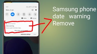 How to Remove Date Usage Warning on Samsung  in Tamil