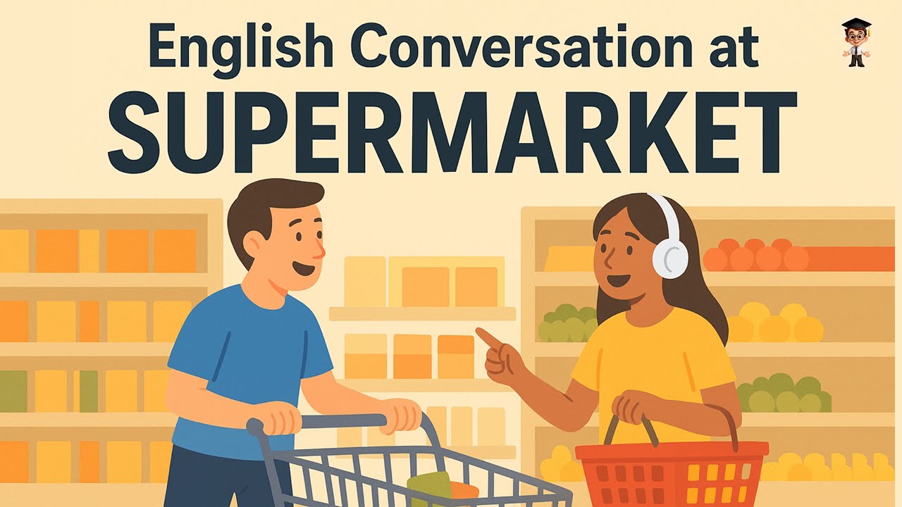 Learn English at the Supermarket | Daily English Conversation Practice | English Podcast