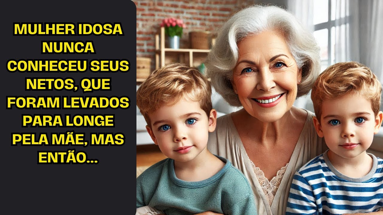 Mulher idosa nunca conheceu seus netos, que foram levados para longe pela mãe, mas então...