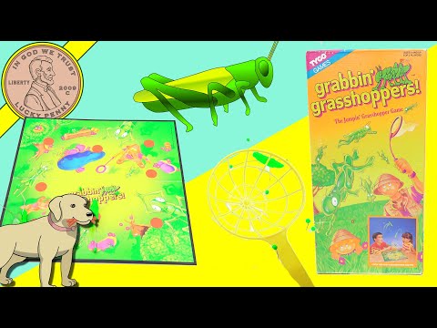 Grabbin' Grasshoppers Tyco Vintage Board Game