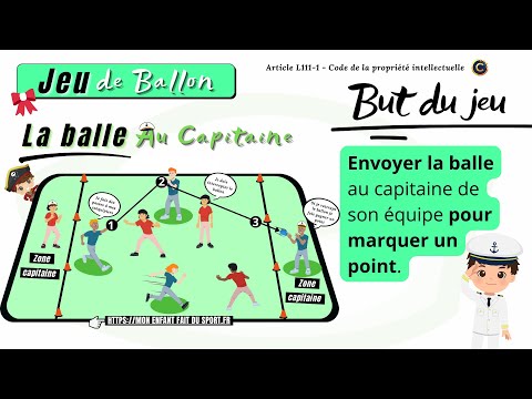 Règle du jeu LA BALLE AU CAPITAINE - jeux de ballons sportifs pour enfants