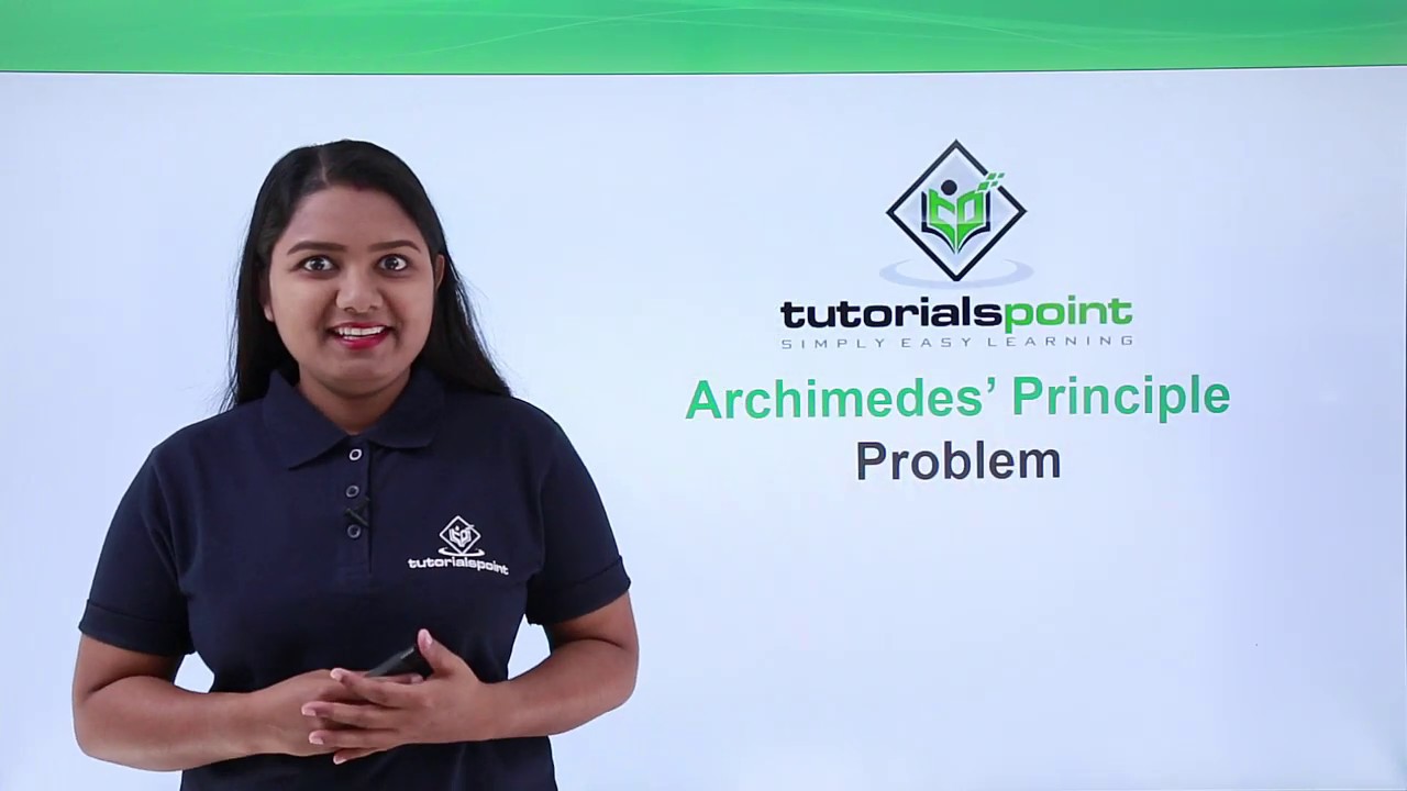 Class 9th – Archimedes Principle Problem | Gravitation | Tutorials Point