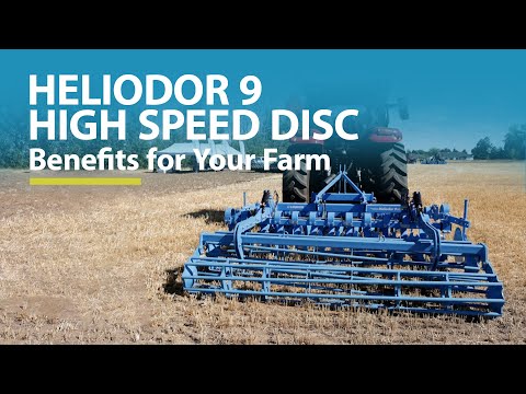 The LEMKEN Heliodor High Speed Disc kills weeds, levels ruts, buries residue and leaves a seedbed.