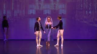 SWAN LAKE ACT 3 MARGARITA FERNANDES, ANTONIO CASALINHO aged 15 & 17, GIELGUD PRODUCTION  2020