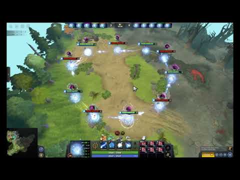 I made a circle of 10 IO in Dota 2