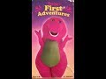 Barney S First Adventures VHS Release