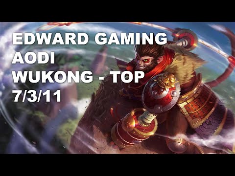 EDward Gaming Aodi Top Wukong vs Sylas - KR Challenger Rank Game