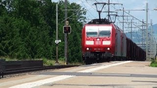 preview picture of video 'Awesome Swiss Rails-Bahnverkehr Kiesen - Zug, trainfart, train'