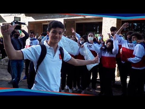 Fiesta total en el colegio de Jorgito Barrio - Así los recibieron sus compañeros | Campeón TC2000