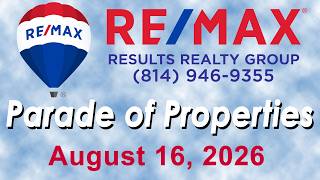 16 August 2026 RE/MAX Parade of Properties
