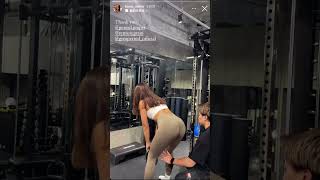 インスタ美女(@kana_melia) ジム トレーニング動画 #shorts