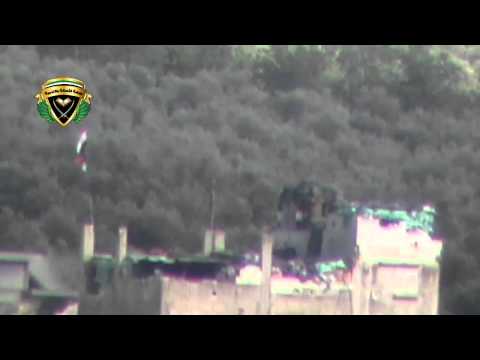 توجه عناصر كتيبة عباد الرحمن للمؤازرة في منطقة عيون الحسين في ريف حمص