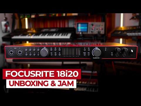 Focusrite Scarlett 18i20 (4th Gen) – Unboxing & Jam
