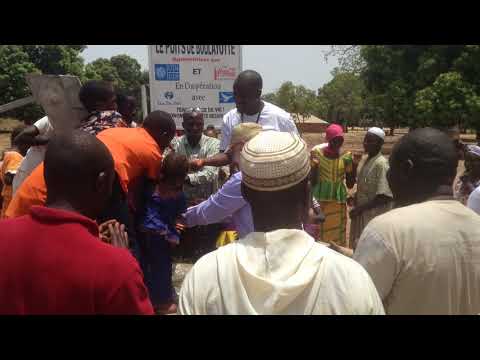 Water well 1300 people in Chargel village - Gambia