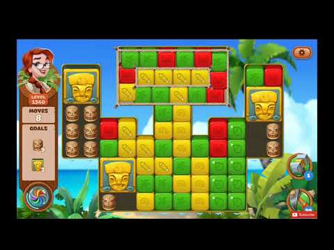 Lost Island Blast Adventure Level 1340 NO BOOSTERS - A S GAMING ✔