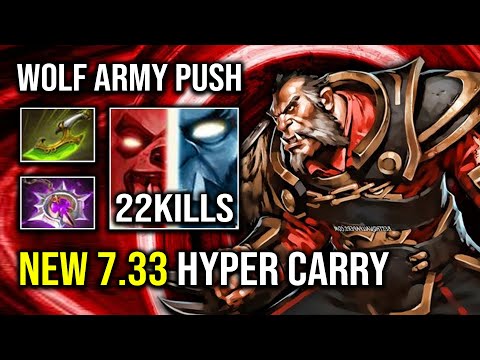 How to Play Lycan As the New Hyper Late Game Carry in 7.33 with Wolf Army Max Item Build Dota 2