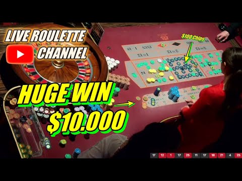 🔴LIVE ROULETTE | 🚨 HUGE WIN 💲10.000 In Las Vegas Casino 🎄 $100 Chips Bets Exclusive ✅ 2025-12-13