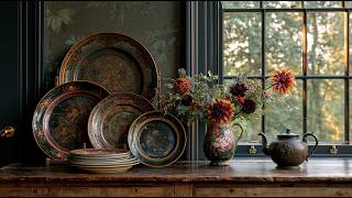 Smoky Evergreen Moody Vintage European Country House | Where Old Memories Bloom 