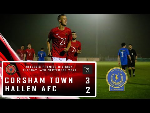 Corsham Town FC 3 V 2 Hallen AFC - Hellenic Premier Match Highlights