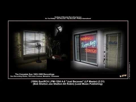 *(1954) RCA LPM 1254 A-6 ''Just Because'' (LP Master) Elvis Presley