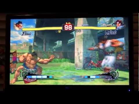 Exhibition Match SSF4AE Camrac (E. Honda) vs. Bk2oh! (T. Hawk) *DE Part 1/2