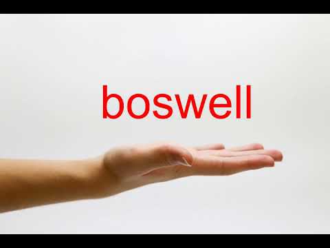 How to Pronounce boswell - American English