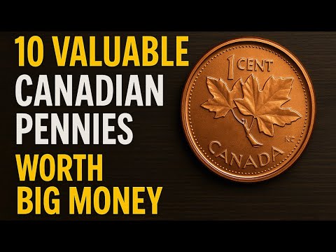 10 VALUABLE CANADIAN PENNIES WORTH BIG MONEY – RARE ONE CENT COINS YOU COULD FIND!!