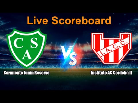 Sarmiento Junin Reserve vs Instituto AC Cordoba II Live Score - Argentine Reserve League