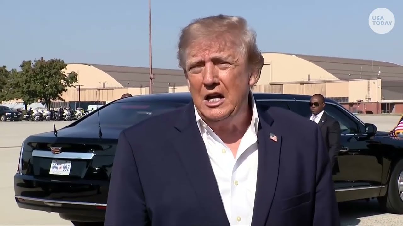 Trump departs for Texas rally with Paxton, says he'll respect election results if they're 'honest'