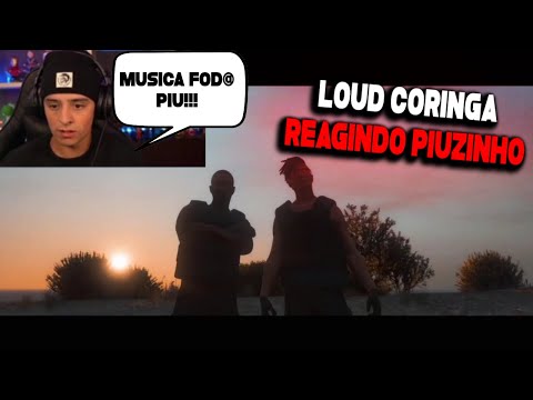 LOUD CORINGA REAGINDO │PiuTrap - LEEN BACK ft. AKATS