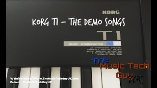Video thumbnail for The Korg T1 Demo Songs by The Music Tech Guy UK