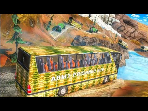 US Army Prisoner Transport Simulator  - Coach Bus Military Transporter Driver - Android GamePlay