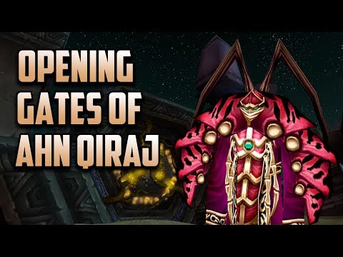 Opening Gates of Ahn Qiraj - World of Warcraft: How did the most global event happen?