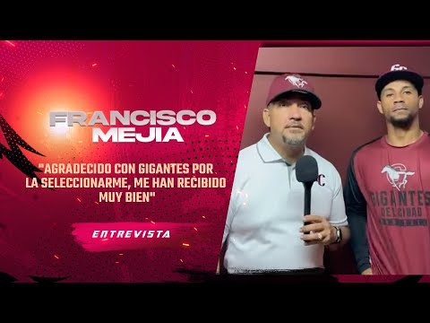 Francisco Mejía: "Grateful to Gigantes for selecting me, they have welcomed me very well"