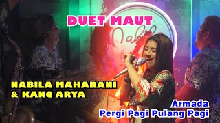 Download lagu PERGI PAGI PULANG PAGI - ARMADA | Cover by Nabila Maharani with NM BOYS mp3