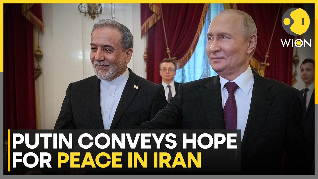 Iran's FM Araghchi Meets Russian Prez Putin: 'Hope For Peace In Iran' | WION